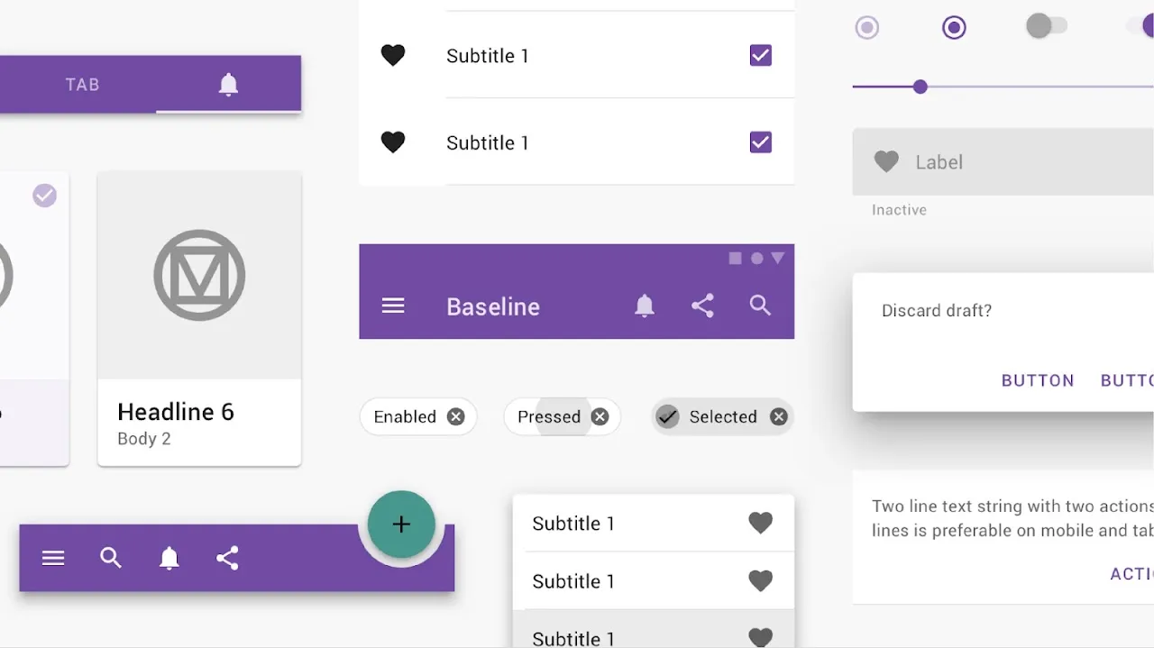 Material Design Components Material Design Components