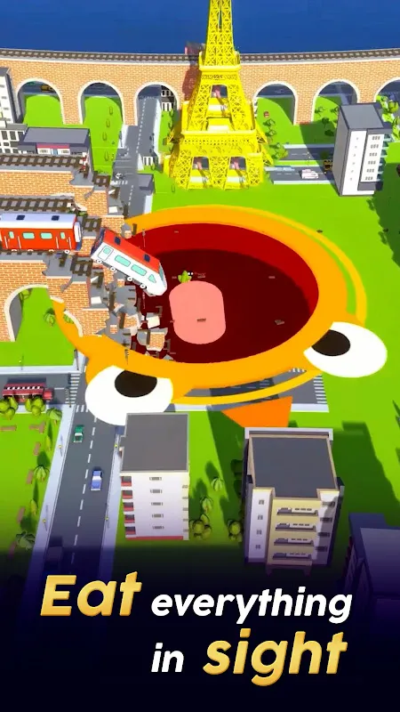 Swallowed by the Void: My Hole.io Rampage