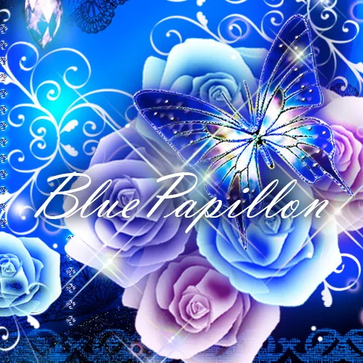 Beautiful Theme Blue Papillon