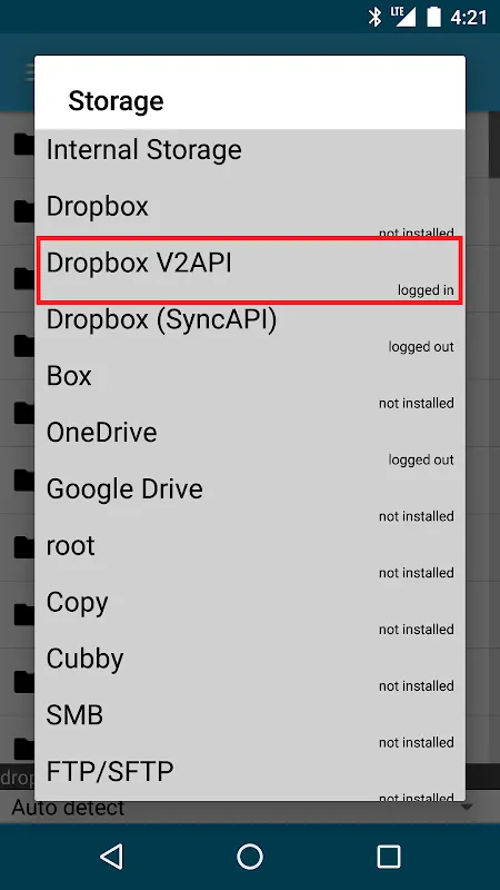 Jota+Connector for Dropbox V2 Jota+Connector for Dropbox V2