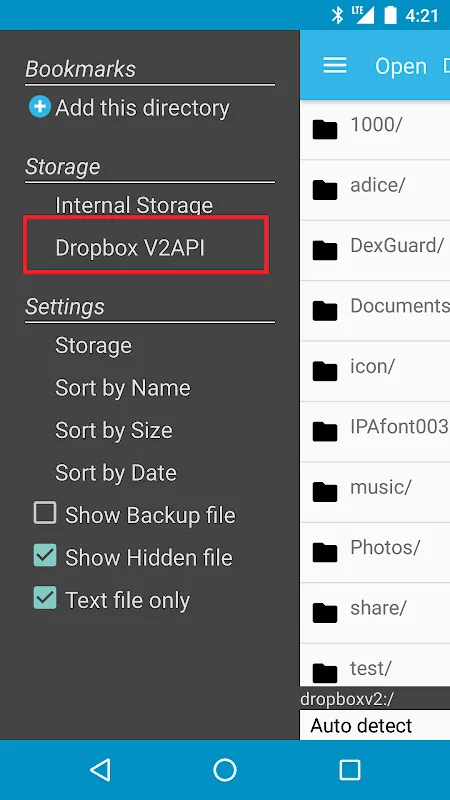 Jota+Connector for Dropbox V2 Jota+Connector for Dropbox V2