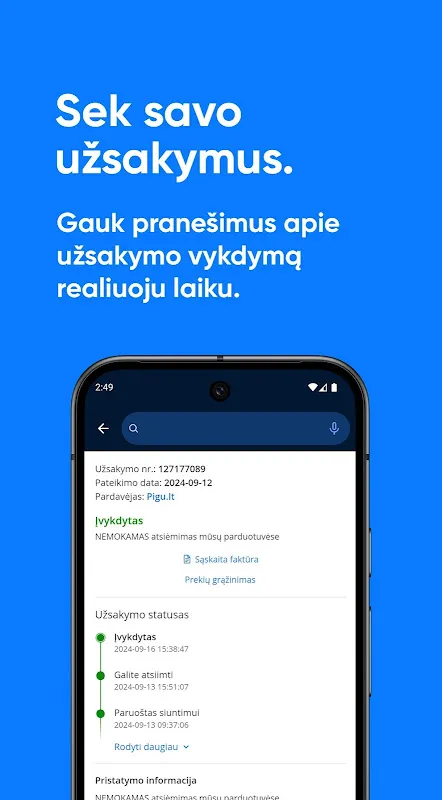 Pigu.lt - mobilioji parduotuvė Pigu.lt - mobilioji parduotuvė