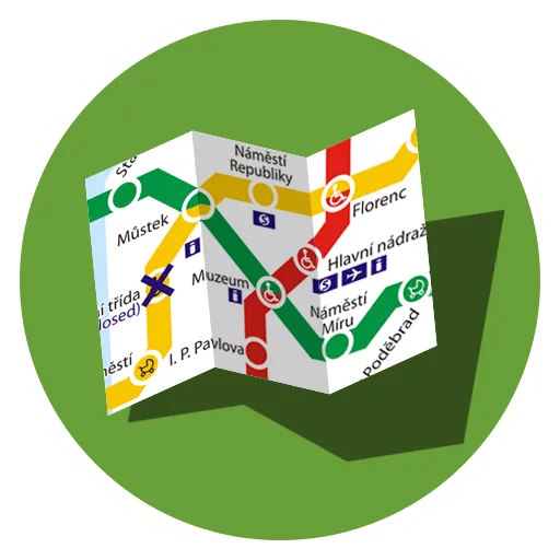 Public transport maps offline