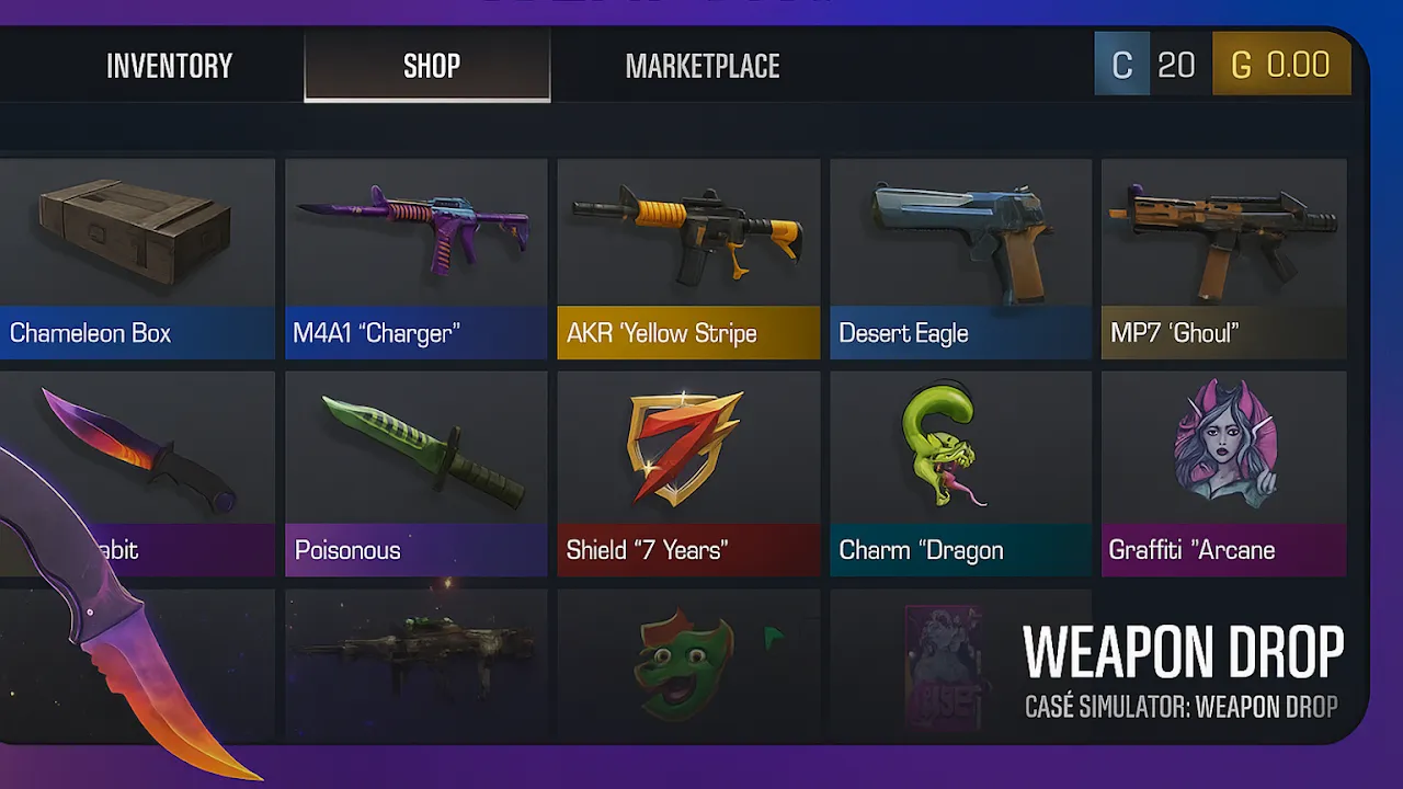 Case Simulator Weapon Drop 3D Case Simulator Weapon Drop 3D