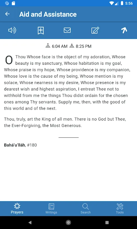 Baha'i Prayers and Writings Baha'i Prayers and Writings