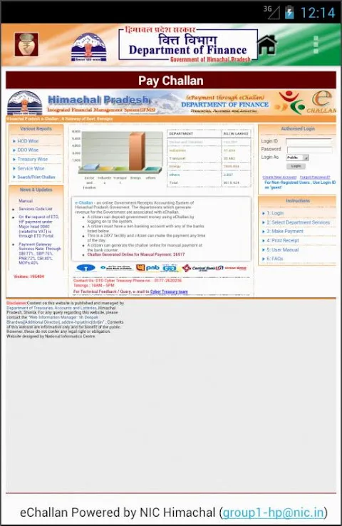 eChallan Online Govt. Receipts eChallan Online Govt. Receipts