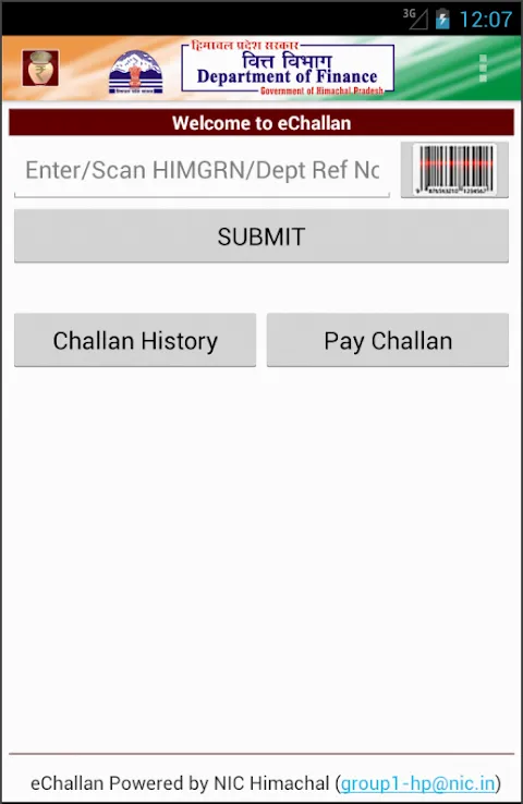 eChallan Online Govt. Receipts eChallan Online Govt. Receipts