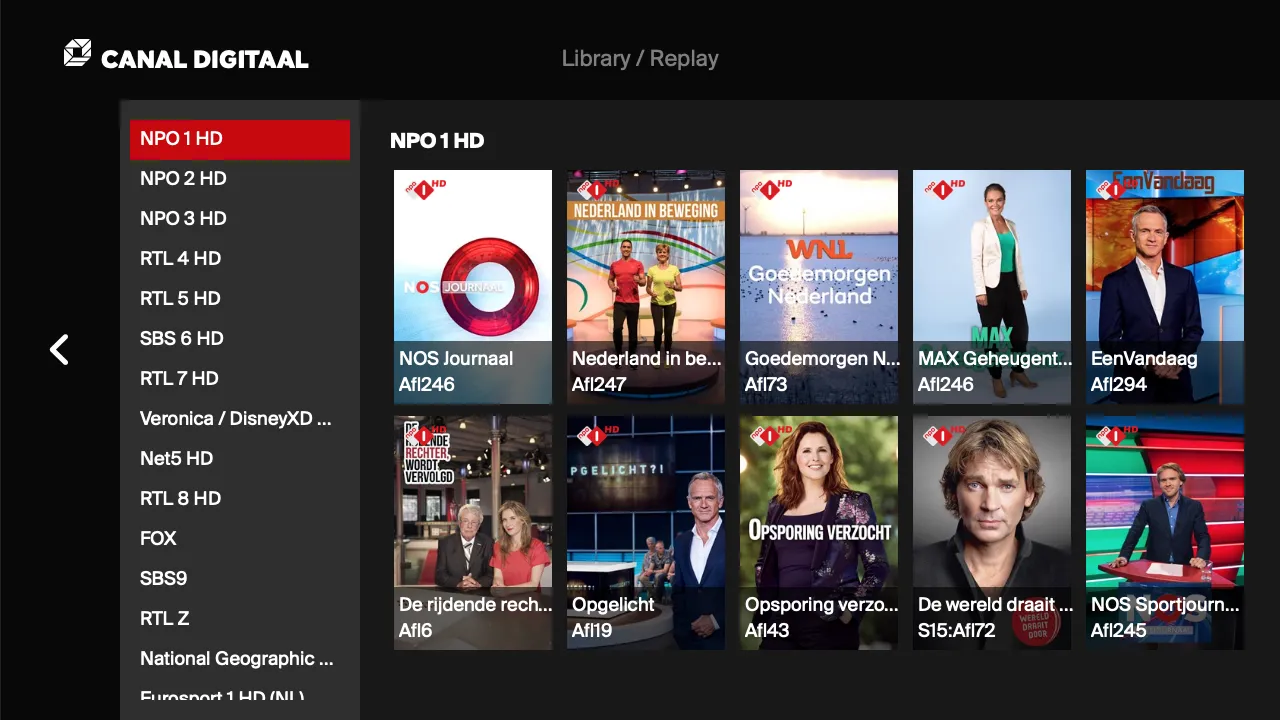 Canal Digitaal TV App Canal Digitaal TV App