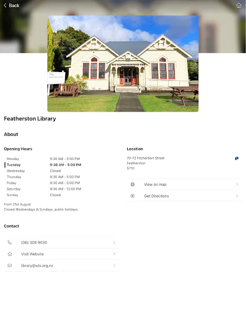 Wairarapa Library Service Wairarapa Library Service