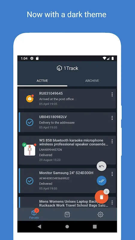 Track your parcels - 1Track Track your parcels - 1Track