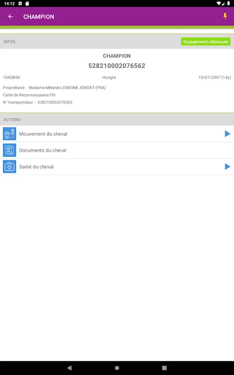 FEI HorseApp FEI HorseApp