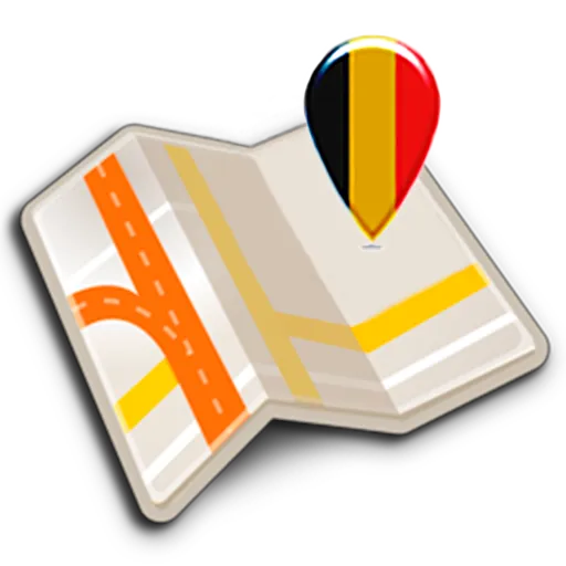 Map of Belgium offline