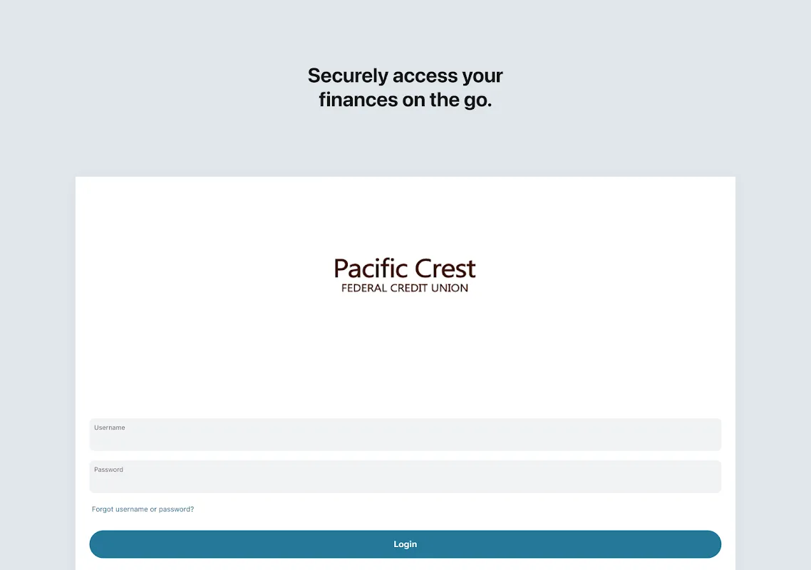 myPCFCU Mobile App myPCFCU Mobile App