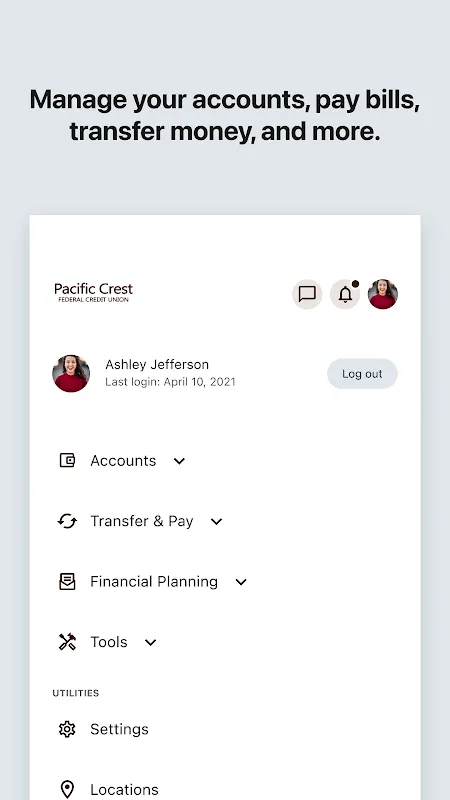 myPCFCU Mobile App myPCFCU Mobile App