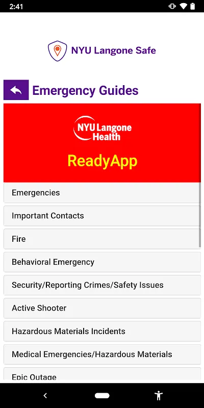 NYU Langone Safe NYU Langone Safe
