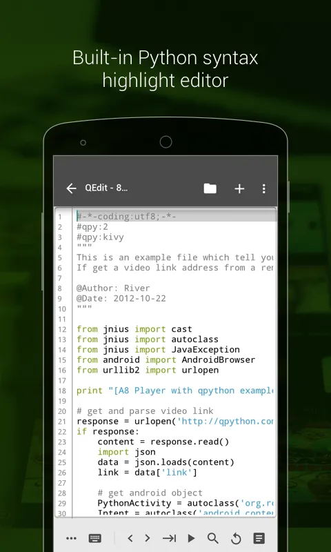 QPython - IDE for Python & AI QPython - IDE for Python & AI