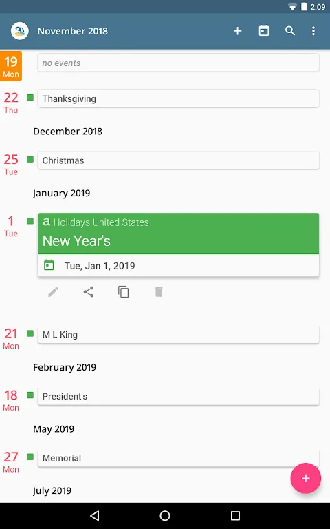 aCalendar - your calendar aCalendar - your calendar