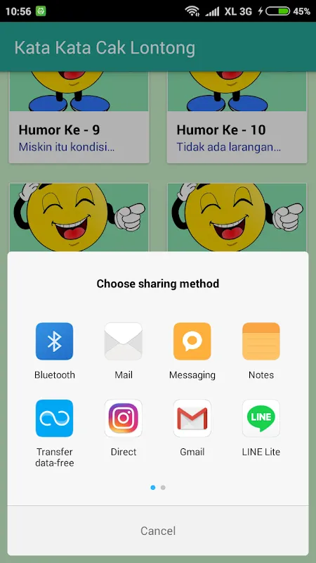 Laughter in the Palm of My Hand