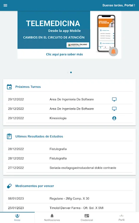 Portal de Pacientes Portal de Pacientes