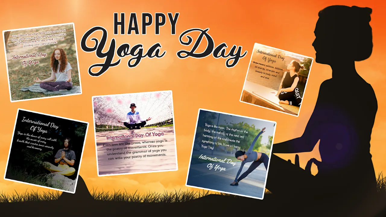 Yoga Day Poster Maker Yoga Day Poster Maker