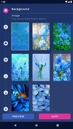 Blue Flowers Live Wallpaper Blue Flowers Live Wallpaper