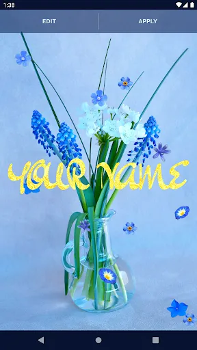 Blue Flowers Live Wallpaper Blue Flowers Live Wallpaper