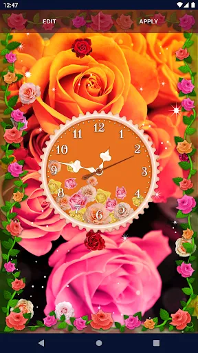 Rose Clock 4K Live Wallpaper Rose Clock 4K Live Wallpaper