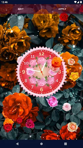 Rose Clock 4K Live Wallpaper Rose Clock 4K Live Wallpaper