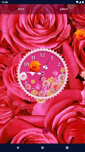 Rose Clock 4K Live Wallpaper Rose Clock 4K Live Wallpaper