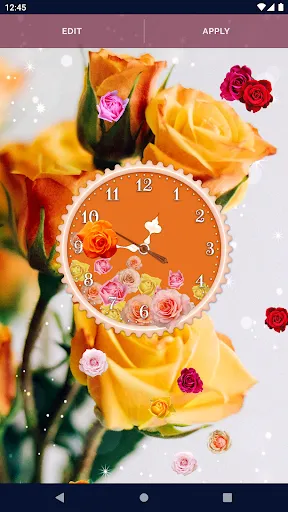 Rose Clock 4K Live Wallpaper Rose Clock 4K Live Wallpaper