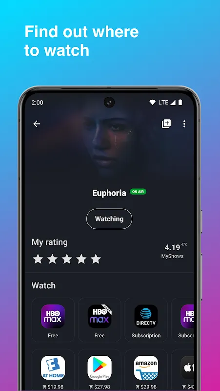 MyShows — TV Shows tracker MyShows — TV Shows tracker