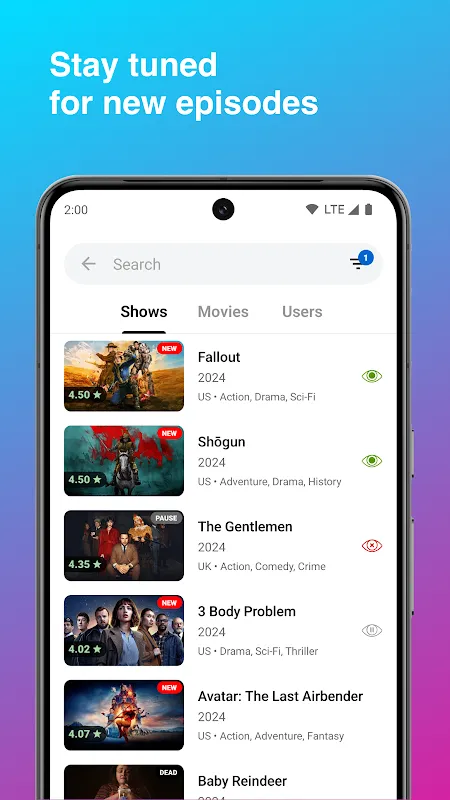 MyShows — TV Shows tracker MyShows — TV Shows tracker