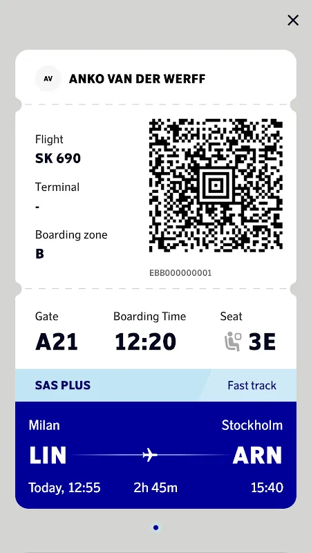 SAS – Scandinavian Airlines SAS – Scandinavian Airlines