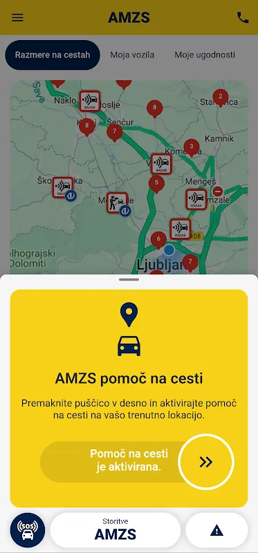 AMZS, prometne informacije AMZS, prometne informacije