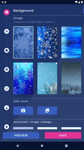 A Snowy Escape on My Screen