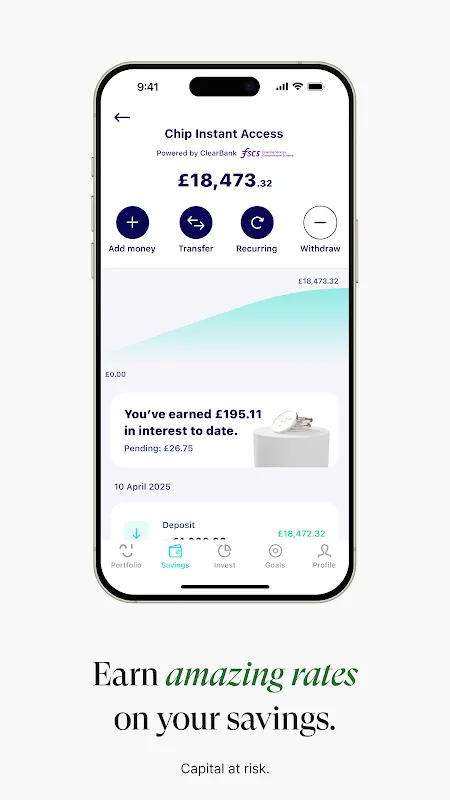 Chip - Savings and Investments Chip - Savings and Investments