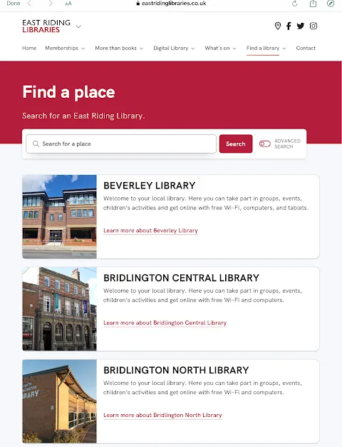 East Riding Libraries East Riding Libraries