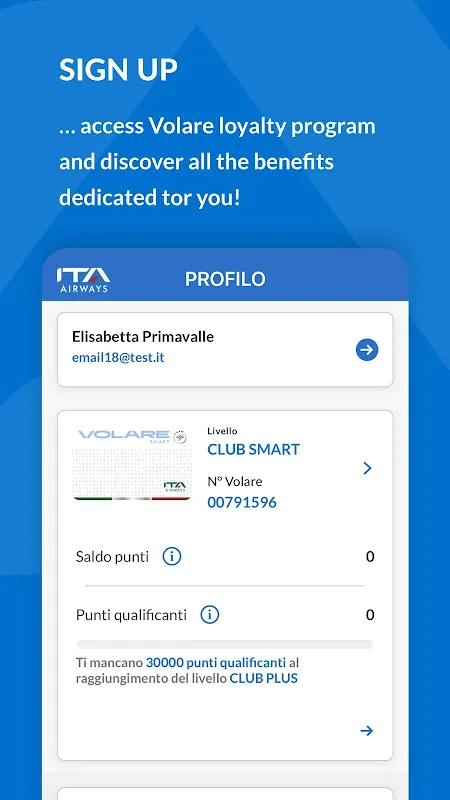My Travel Guardian: ITA Airways App