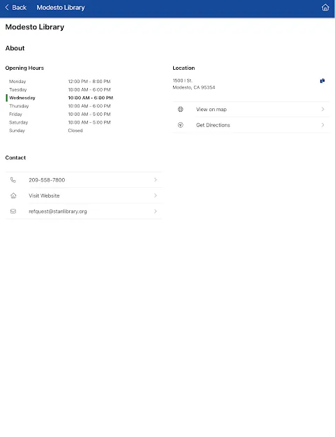 Stanislaus County Library Stanislaus County Library