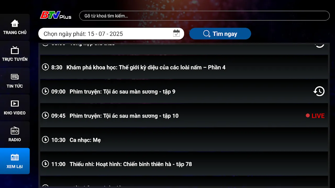 BGTV Go cho Smart TV BGTV Go cho Smart TV